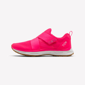 Chaussures de cyclisme femme TIEM Slipstream crampons spin gris rose Chaussures de cyclisme femme TIEM Slipstream crampons spin gris rose
